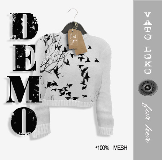 [[Vato Loko]] Crop Tee (Female) -  DEMO