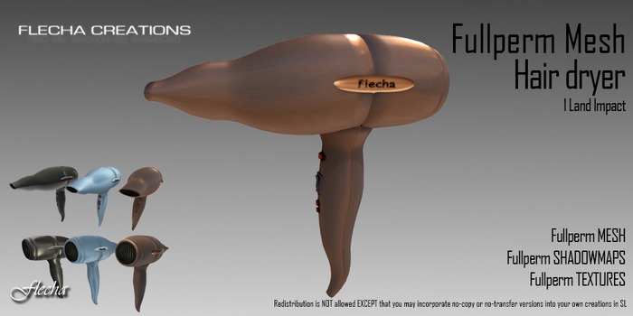 FLECHA Mesh Hair Dryer Kit Fullperm