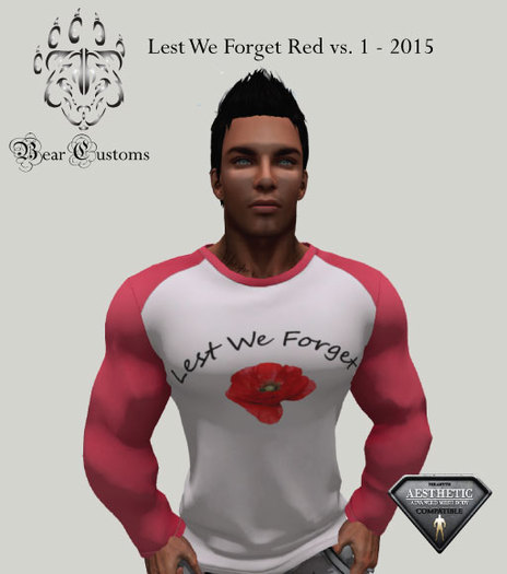 Lest We Forget Red  vs. 1 - 2015