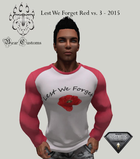 Lest We Forget Red vs 3 - 2015