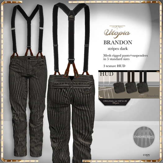 Utopia Brandon stripes dark