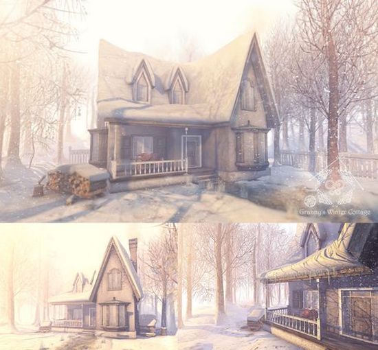 01_8f8 - Granny's Winter Cottage - Granny's Cottage RARE