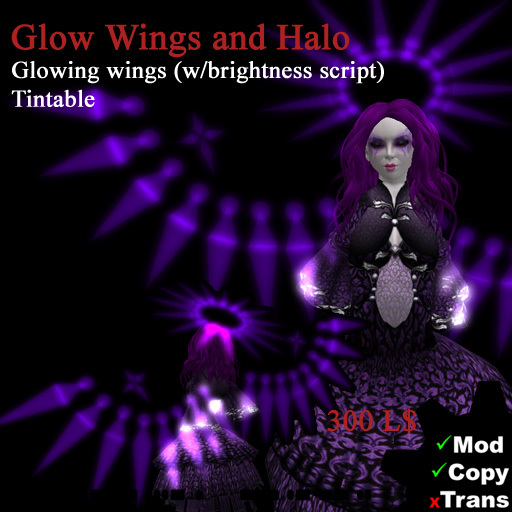 Glow wings and Halo (box)