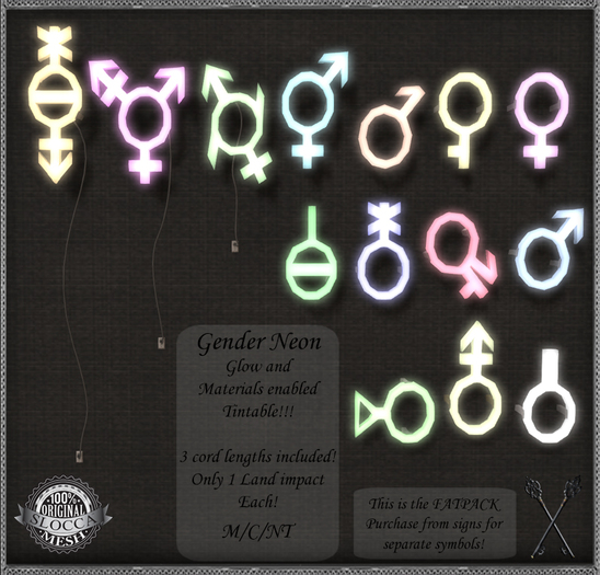~*S.E.*~ Gender Neon FATPACK