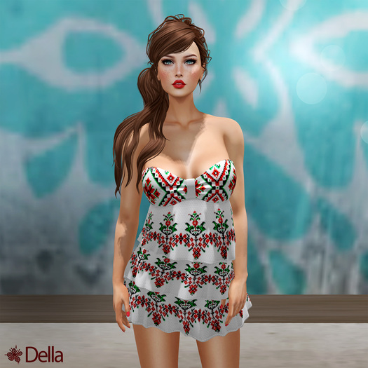 Della Ruffle Dress Demo