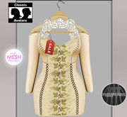 .: MESH COUTURE PARIS DRESS:. QR 9