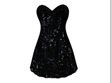 Sarah Dress Sparkly Black