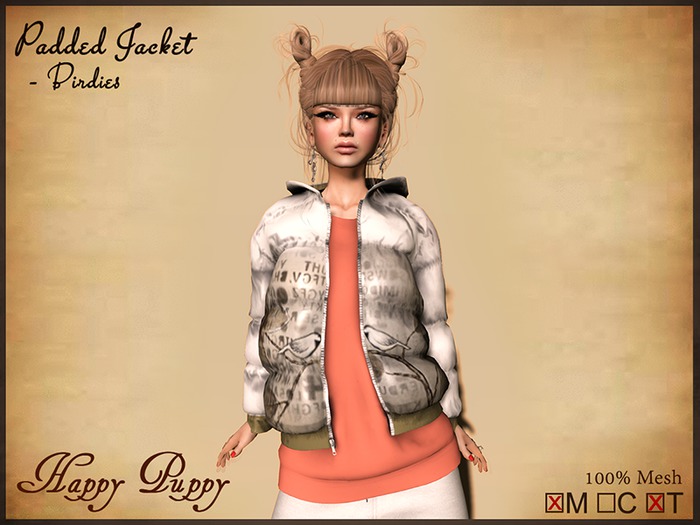 {HP] Padded Jacket - Birdies