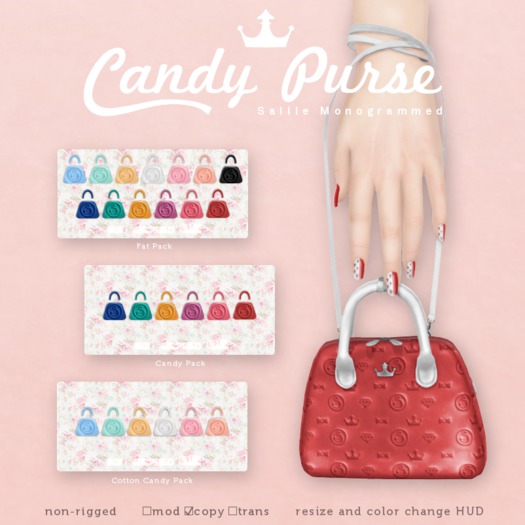 {sallie} Candy Purse - Fat Pack
