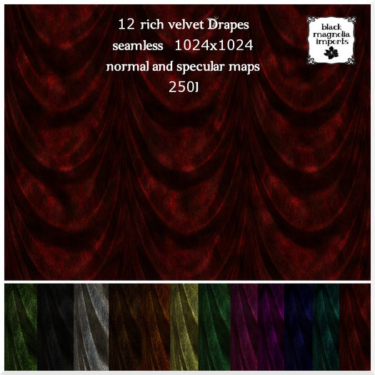 **BMI** Rich Velvet Drape BOXED