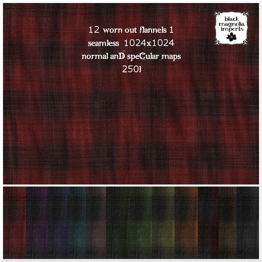 **BMI** Worn Out Flannel Textures 1