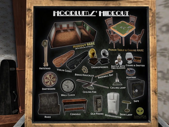 MadPea Hoodlums Hideout - Skybox RARE