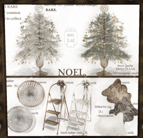 .{anc} NOEL. :  frilled furrug / choco