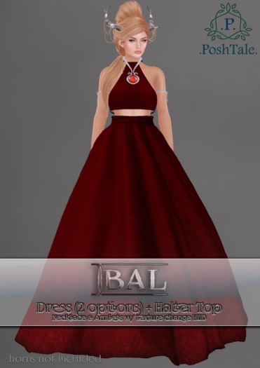 .PoshTale. Bal Dress & Accessories (ALL) [wear to unpack]