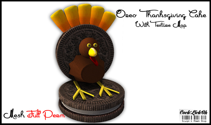 FULL PERM Turkey Oreo Cake