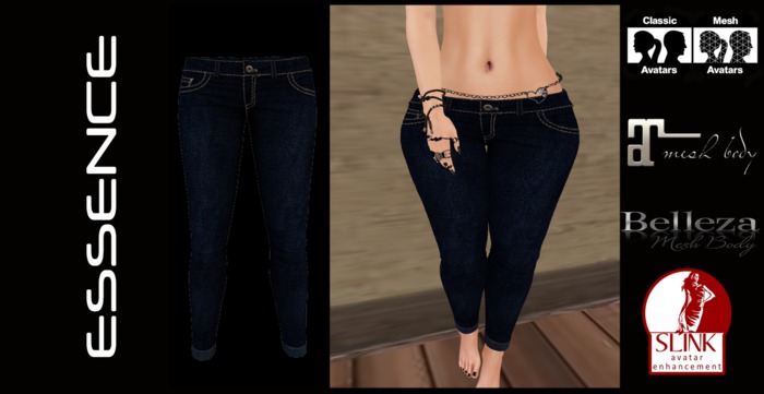 :ESSENCE: Skinny  BLUE JEANS