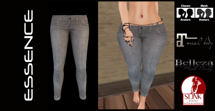 :ESSENCE: Skinny LIGTH Indigo JEANS