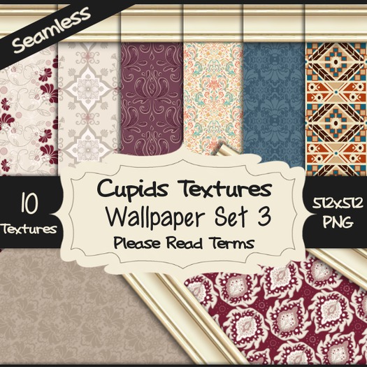 *Cupids Textures * 10 WALLPAPER SET 3