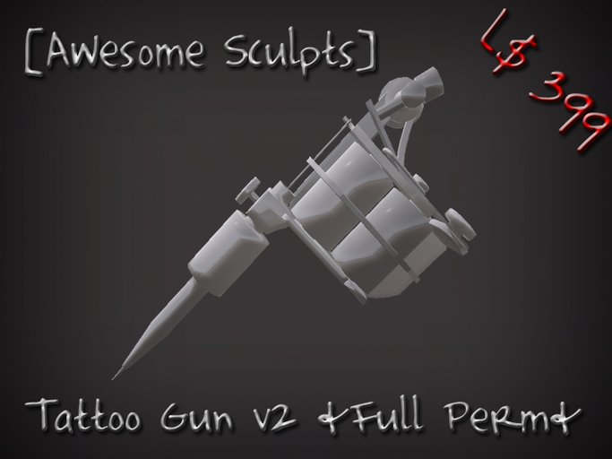 [Awesome Sculpts] Tattoo Gun v2 *Full Perm*