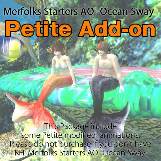 :KH: Petite Add-on "Merfolks Starters AO -Ocean Sway-"