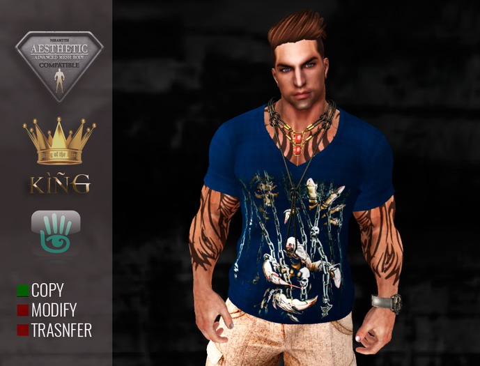 [KING Love ROCK #029] Shirt for man Rock