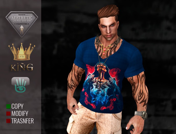 [KING Love ROCK #030] Shirt for man Rock