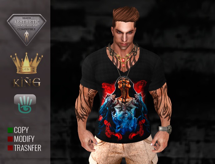 [KING Love ROCK #031] Shirt for man Rock