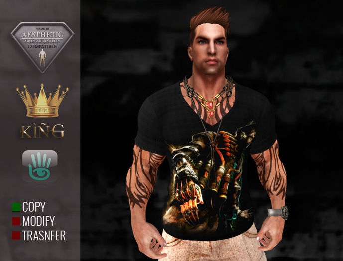 [KING Love ROCK #035] Shirt for man Rock