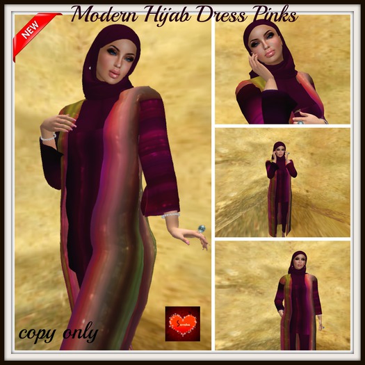 Modern Hijab Dress pinks