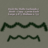 Deck the Halls Garland 2 Lge & Med
