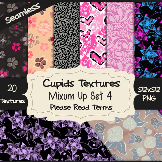 *Cupids Textures * 20 MIXUM UP SET 4