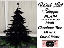 [List Wish Shoppe] Christmas Trees Plain-BLACK