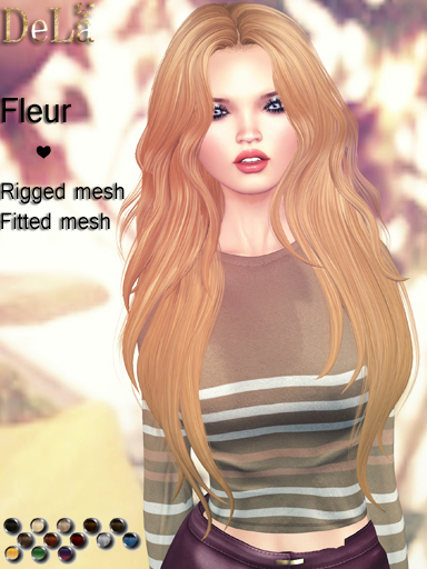 =DeLa*= Mesh Hair "Fleur" Amazing pack