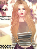 =DeLa*= Mesh Hair "Marinel" Orange Browns