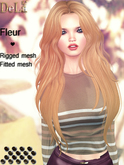 =DeLa*= Mesh Hair "Fleur" Dark Browns