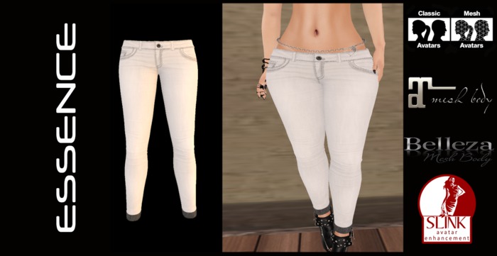 :ESSENCE: Skinny  BRIM WHITE