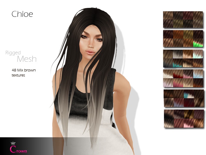 .::Crown::. Long Hair "Jasmin" DEMO V2.0