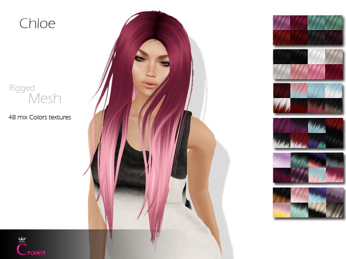 .::Crown::. Long Hair "Jasmin" DEMO V2.0