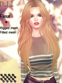 =DeLa*= Mesh Hair "Fleur" Light Browns