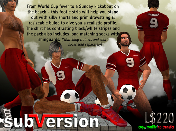 .~subVersion~. FOOTBALL KIT RED