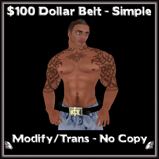 *ICED* $100 Dollar Belt - Simple 