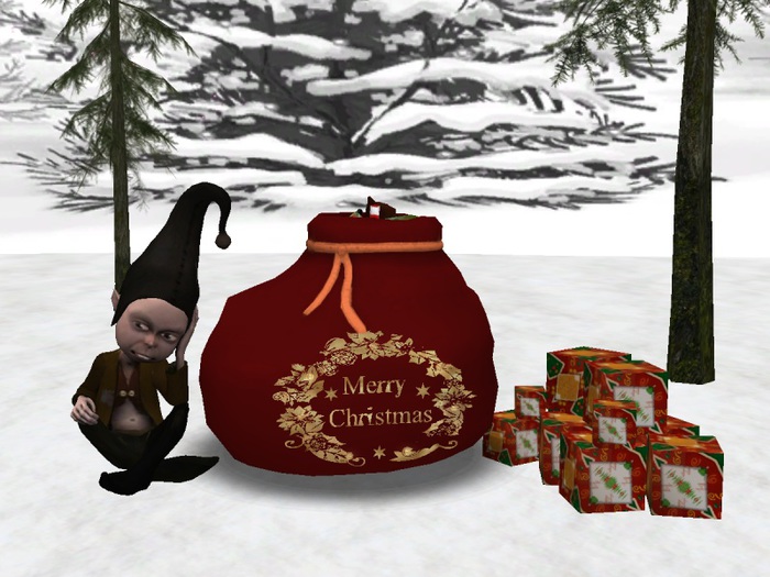 *Xtal* Santa's Sack - fill with gifts to give!