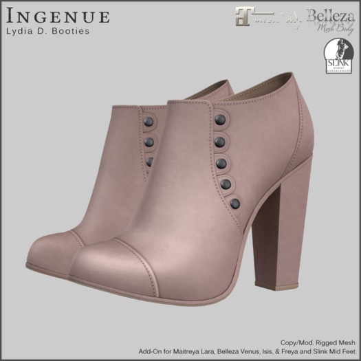 Ingenue :: Lydia D. Booties :: B&W