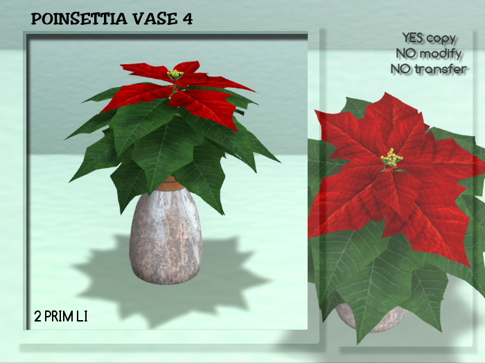 POINSETTIA VASE 4