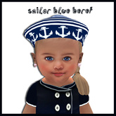 Pat A Kake Sailor Girl Blue Beret
