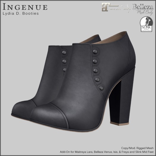 Ingenue :: Lydia D. Booties :: B&W