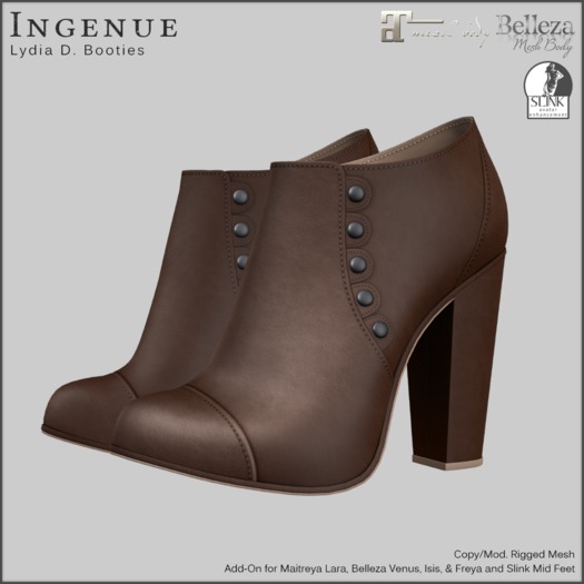Ingenue :: Lydia D. Booties :: B&W