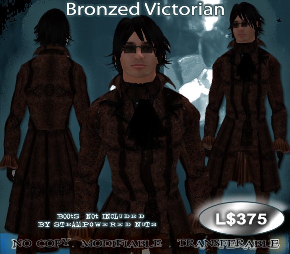 Bronzed Victorian  Male
