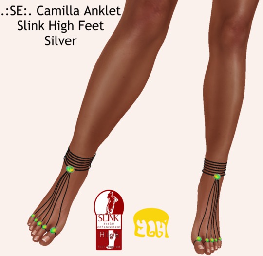 .:SE:. Camilla Opal Anklet - Silver