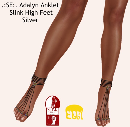 .:SE:. Adalyn Opal Anklet - Silver